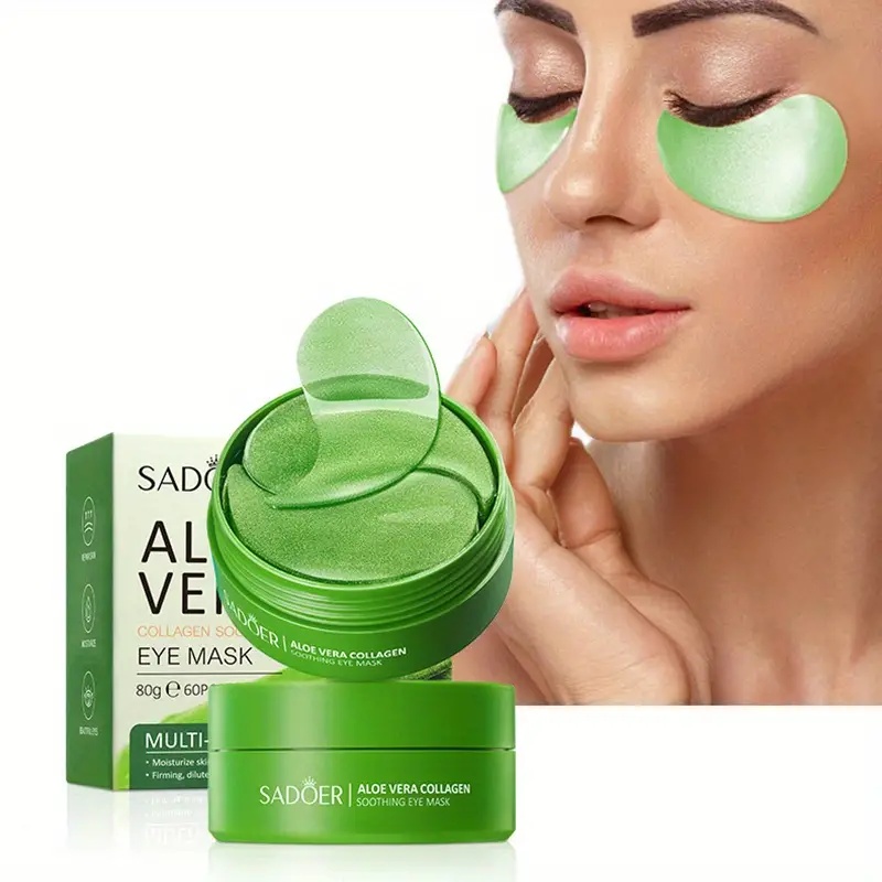 Sheet Mask Collagen - 60 قطعة من قناع العين بالصبار