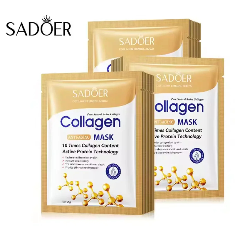 50/30/20/10 قطع من أقنعة الوجه - مراجعة Sheet Mask Collagen وسعره