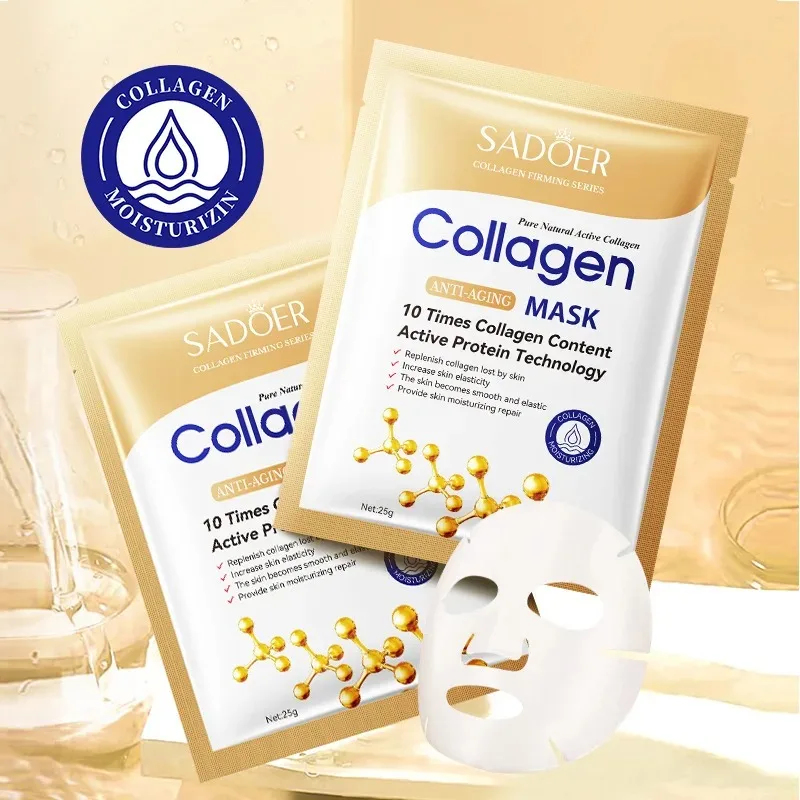 50/30/20/10 قطع من أقنعة الوجه - مراجعة Sheet Mask Collagen وسعره
