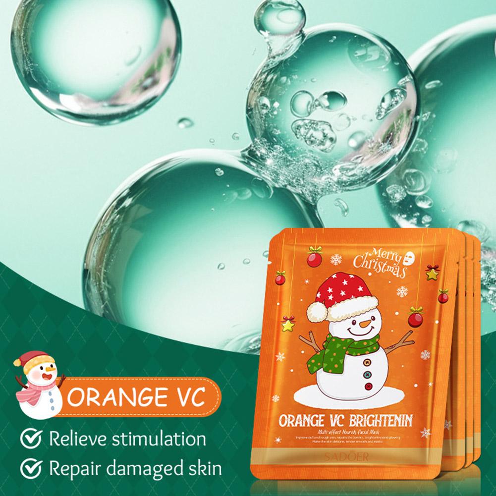 سلسلة عيد الميلاد أقنعة الوجه  - مراجعة Sheet Mask Collagen وسعره
