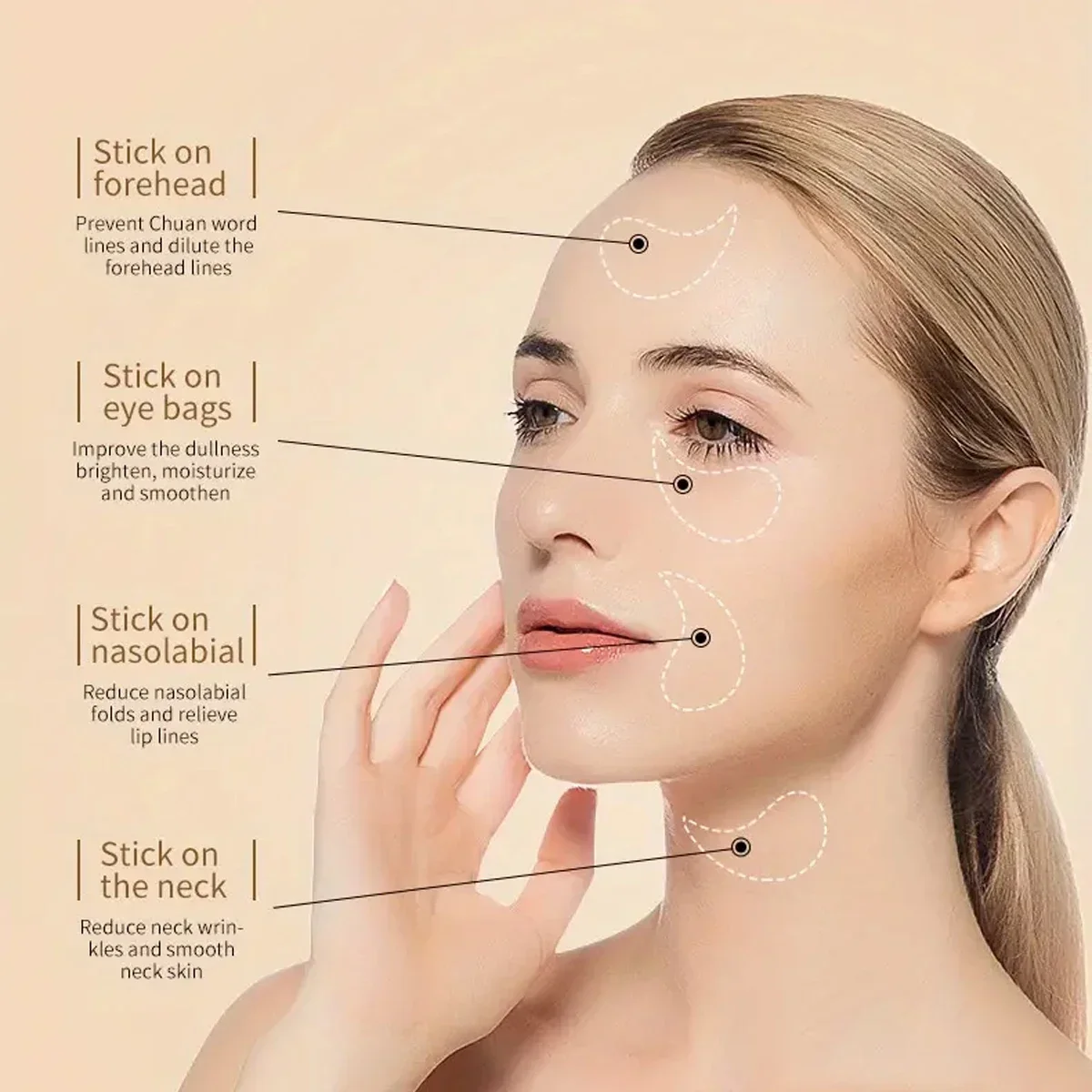 60 قطعة من قناع العين بحمض اله - مراجعة Sheet Mask Collagen وسعره