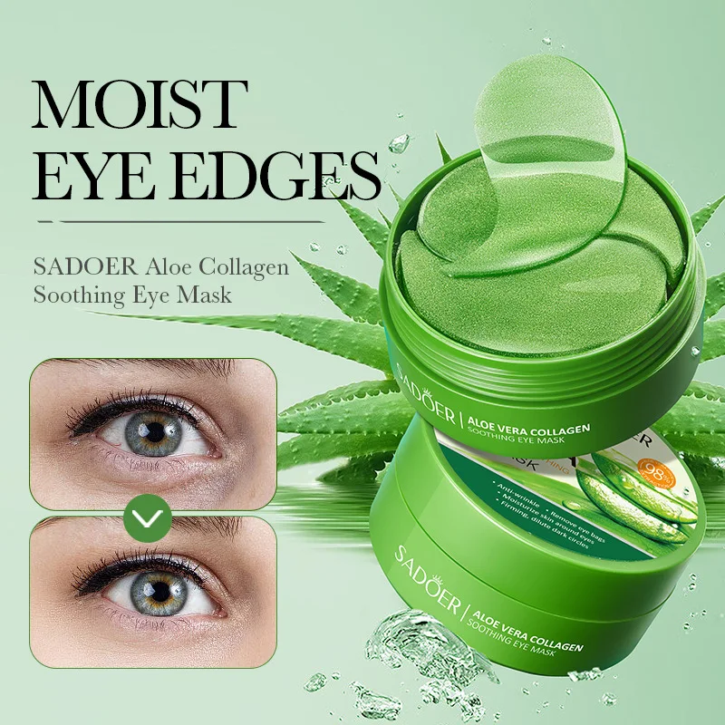 ساودر 60 قطعة من لصقات العين ب - مراجعة Sheet Mask Collagen وسعره
