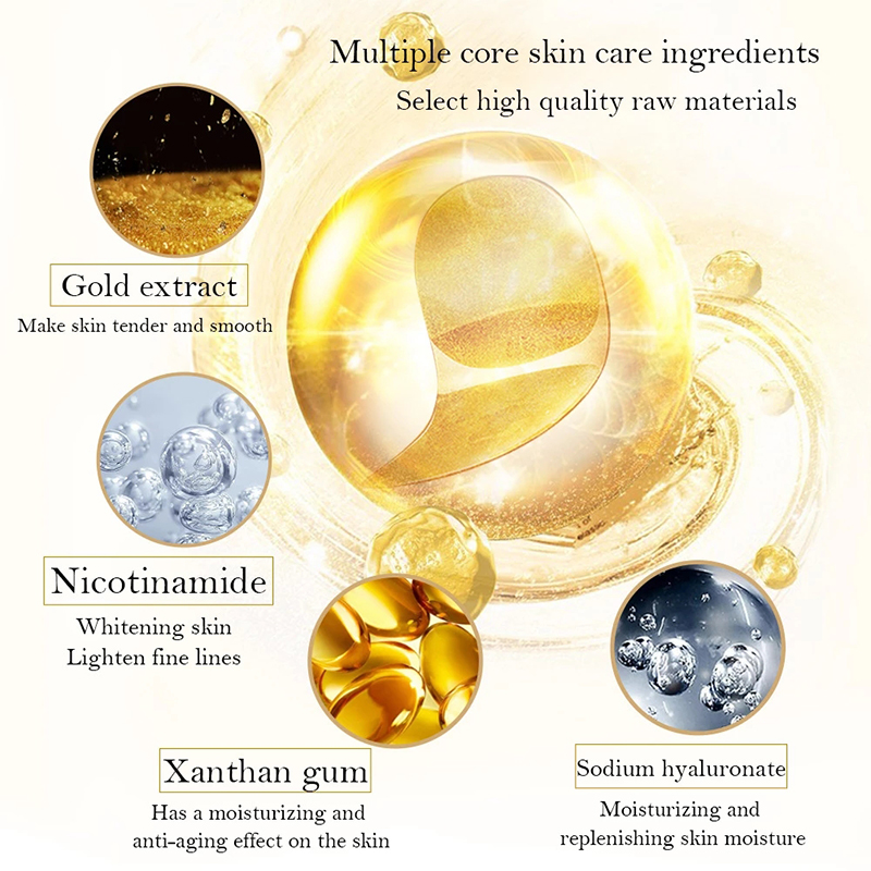 5/10/20/30 Pairs كريستال الذهب - مراجعة Sheet Mask Collagen وسعره